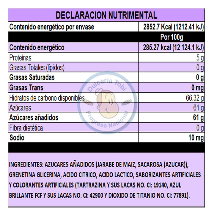 Gomitas Lucky Gummys Aros de Manzana 1 Kg