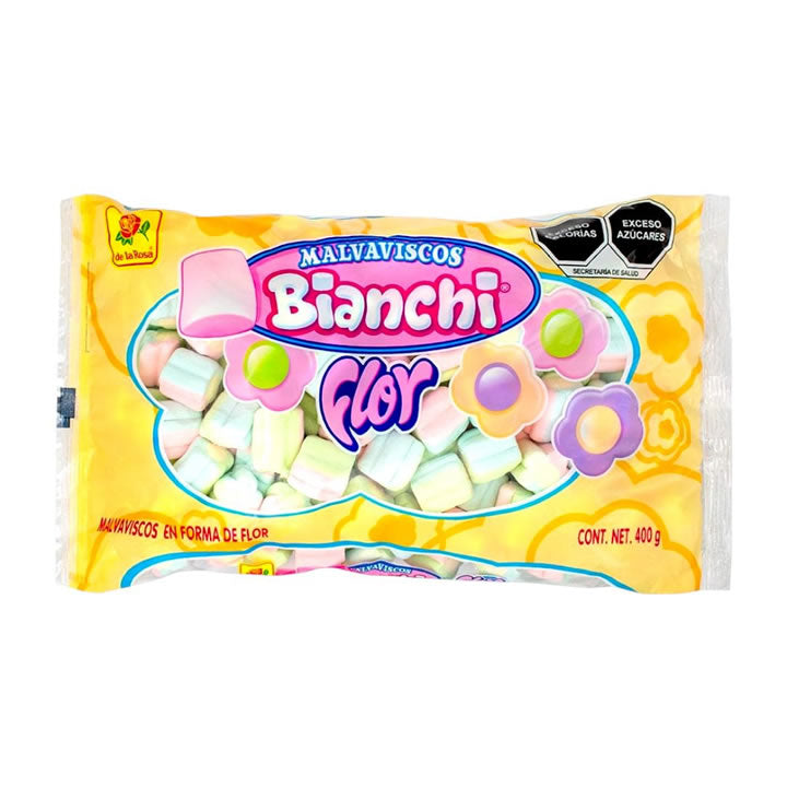 De La Rosa Malvaviscos Bianchi En Forma De Flor 400gr