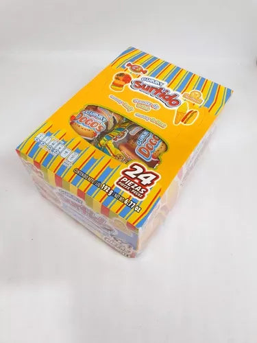 Las Delicias Gummy Surtido 24Pz Gomitas En Forma De Pizza 168g