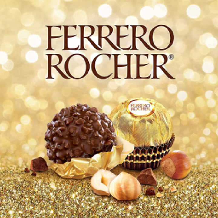 Ferrero Rocher Chocolate Con Galleta Cubierta Con Trozos De Avellana 8 Piezas
