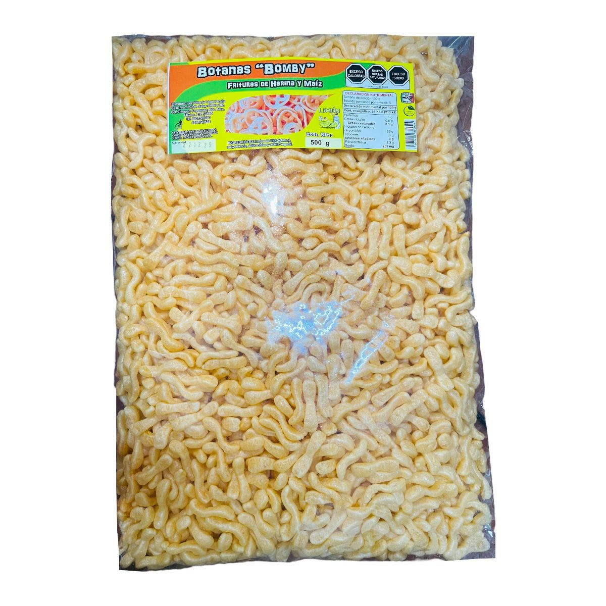 Fritura De Maiz En Forma De Lagrimita Con Limon Y Sal Agranel 500gr