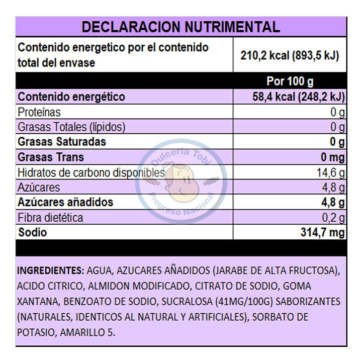 Lucas Gusano Dulce Acidito 10pz 360gr