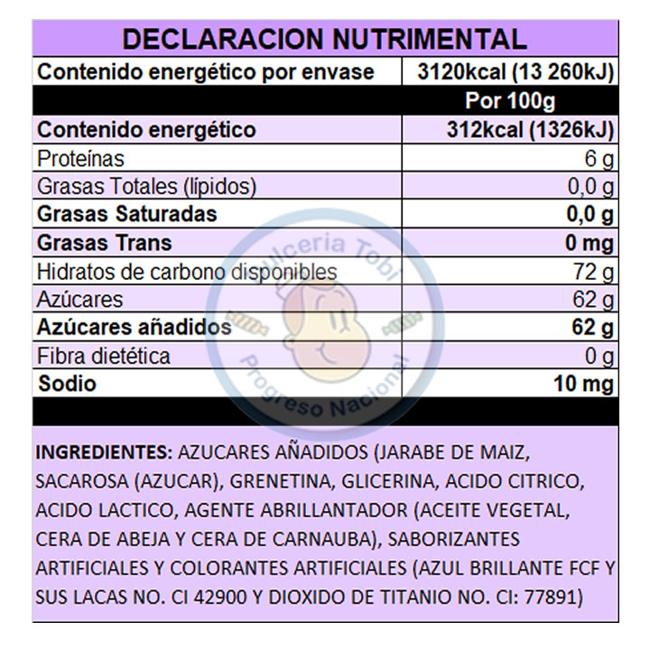 Gomitas Lucky Gummys Tiburones 1Kg