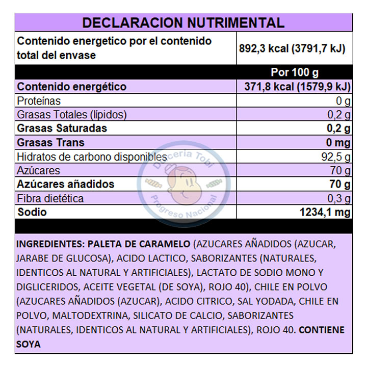 Lucas Muecas Paleta De Caramelo Sabor Cereza Con Chile En Polvo 10pz 240gr