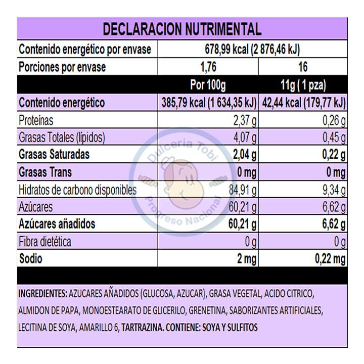 Winis Maxi Tubito Wow Sabor Mandarina 16pz