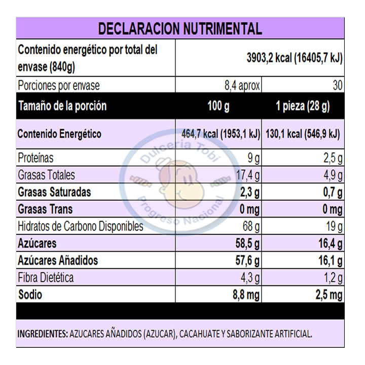 Mazapan De Cacahuate Original De La Rosa 30 Piezas