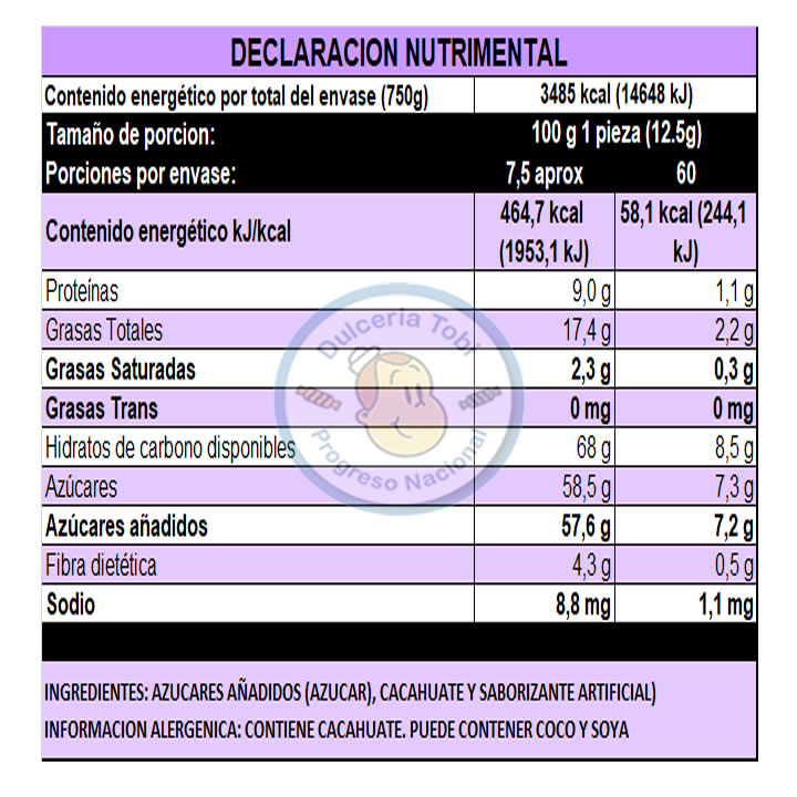 Mazapan De Cacahuate Original De La Rosa Chico 60 Piezas 750g