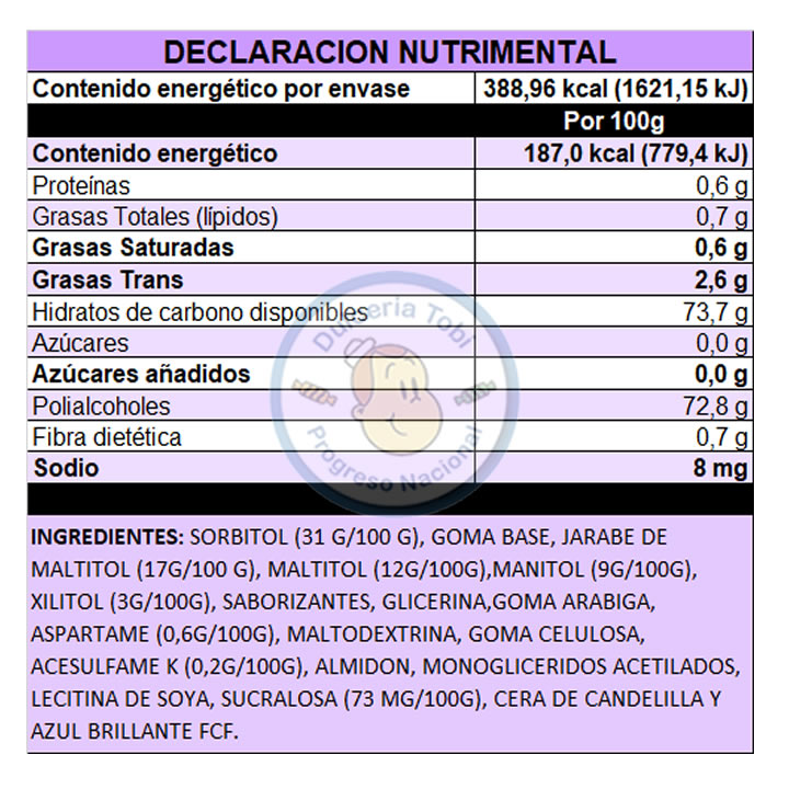 Trident Goma De Mascar Sabor Menta 4's Pastillas 40 Piezas