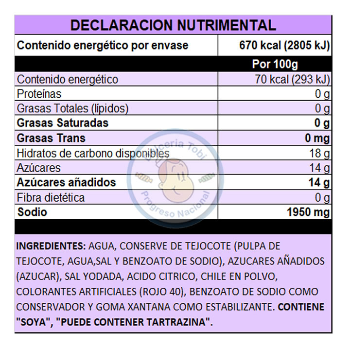Miguelito Pulpa De Chamoy Líquido 950gr