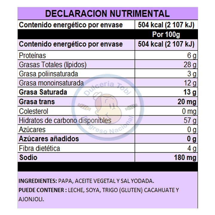 Tubi Papa Sol Original 100gr
