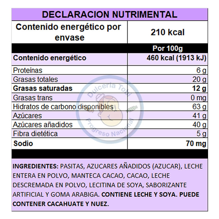 Laposse Pasas Cubiertas Con Chocolate 45g Con 6 piezas