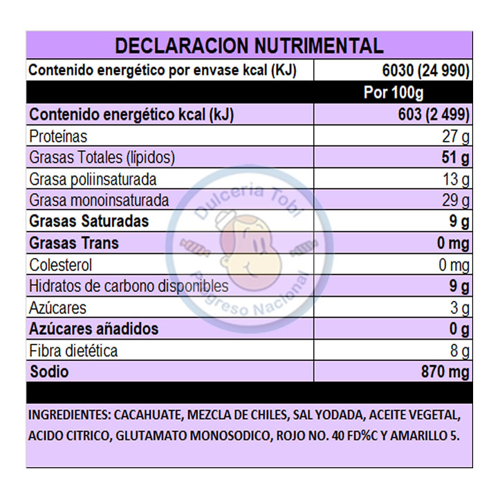 Sol Cacahuate Enchilado Botana 1kg
