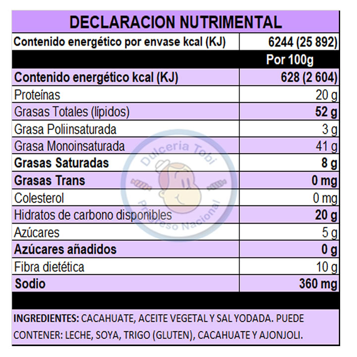 Sol Cacahuate Tipo Español 1kg