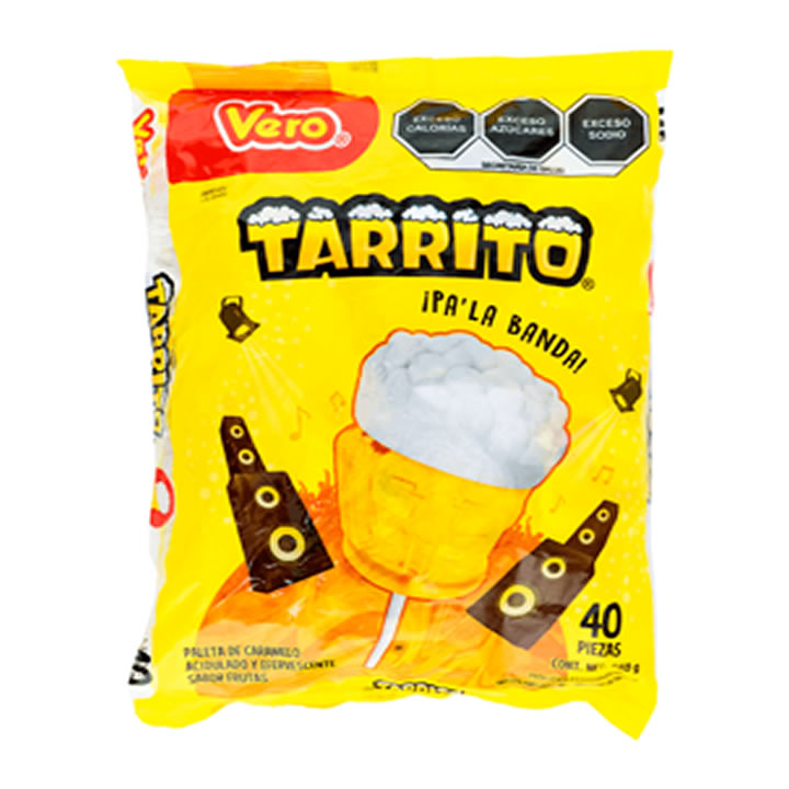 Vero Paleta De Tarrito 40 Piezas 560G