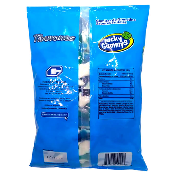 Gomitas Lucky Gummys Tiburones 1Kg