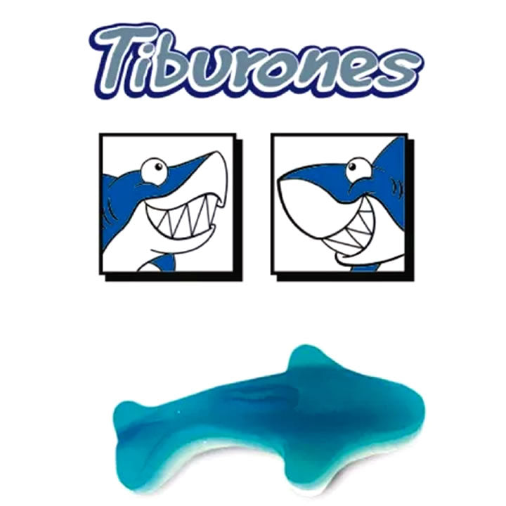 Gomitas Lucky Gummys Tiburones 1Kg