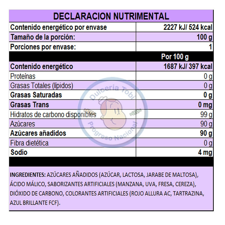 Las Delicias Truenoleta Paleta Con Caramelo Tronador Sabores Frutales 24Piezas 132g