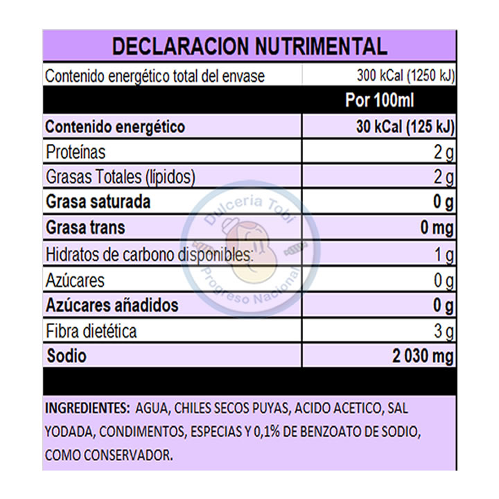 Salsa Valentina Amarilla 1 Lt