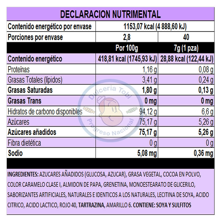 Winis Paleta Kats Sabor Choco-Fresa Y Vainilla 40pz