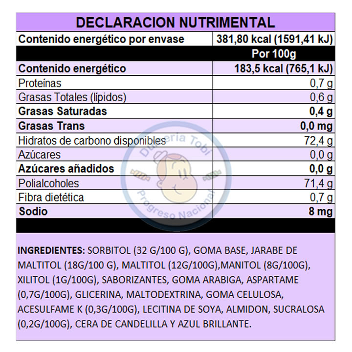 Trident Goma De Mascar Sabor Yerbabuena 4's Pastillas 40 Piezas