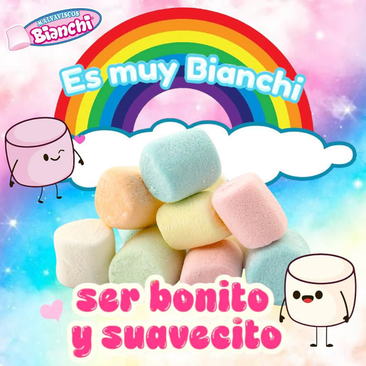 De La Rosa Malvaviscos Bianchi Miniaturas Colores, Sabores Artificiales 400gr