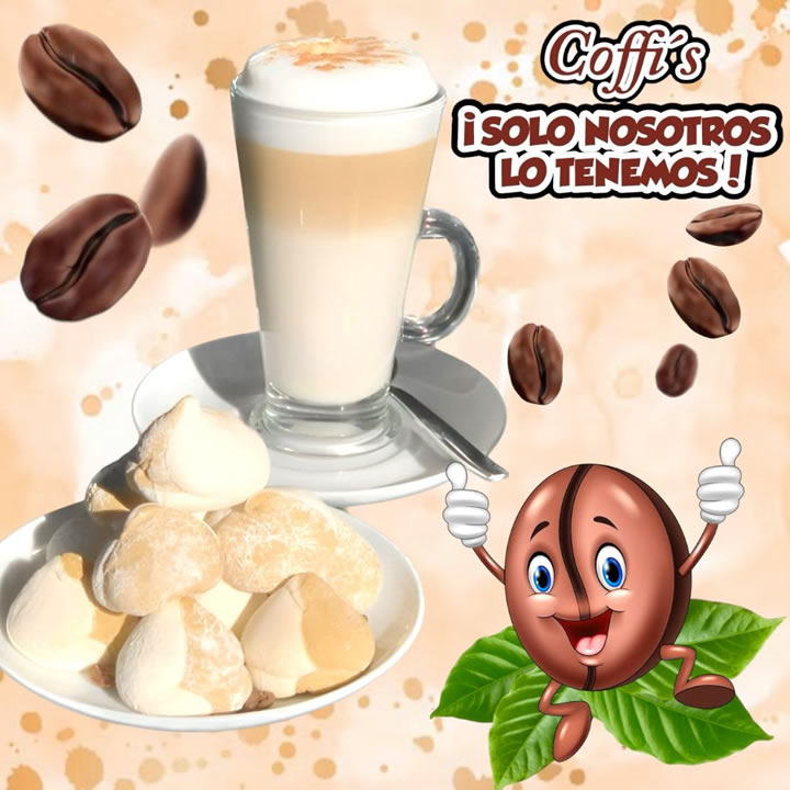 Malvavisco Coffis Sabor Café 50 Piezas 400gr