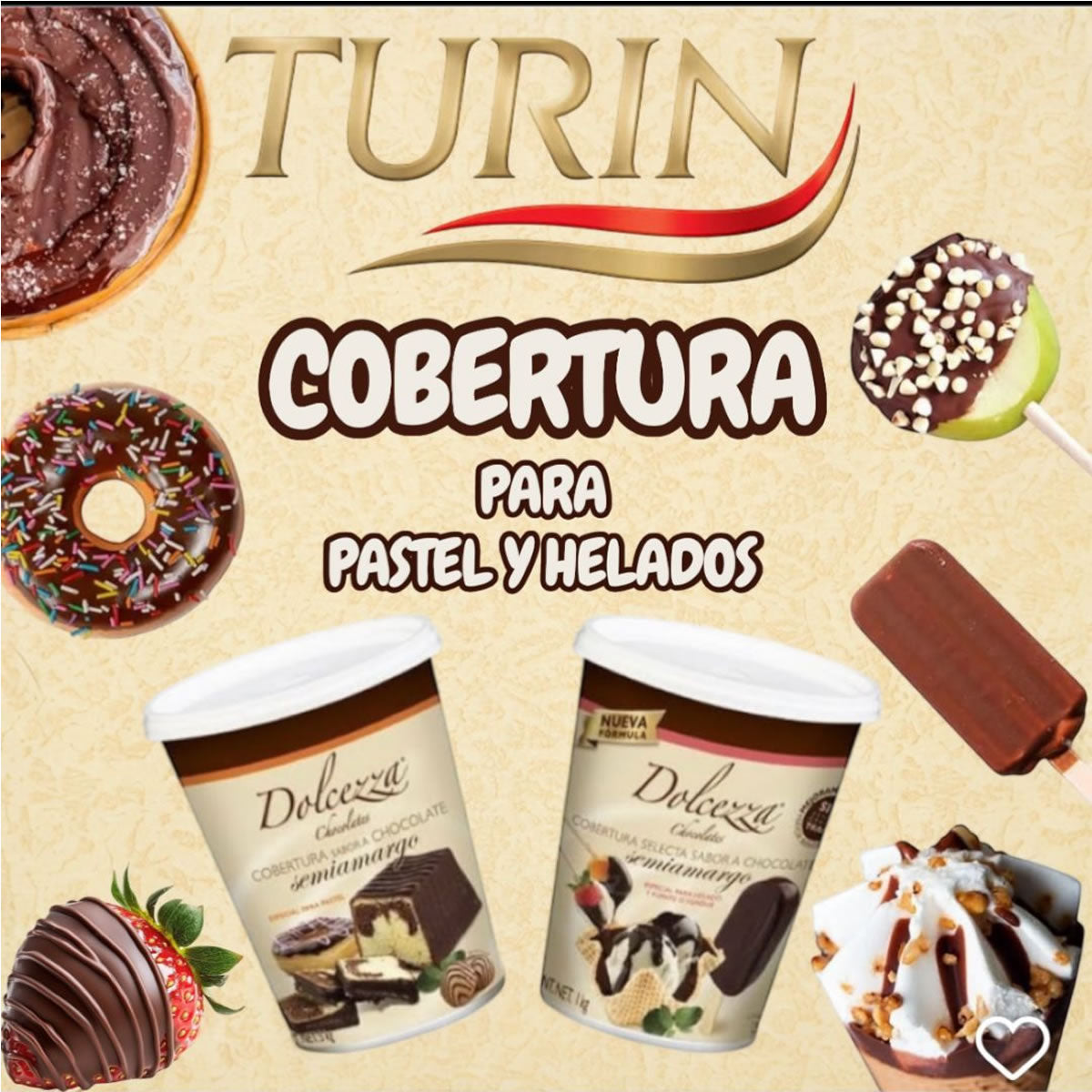 Dolcezza Cobertura Sabor A Chocolate Semiamargo 1Kg