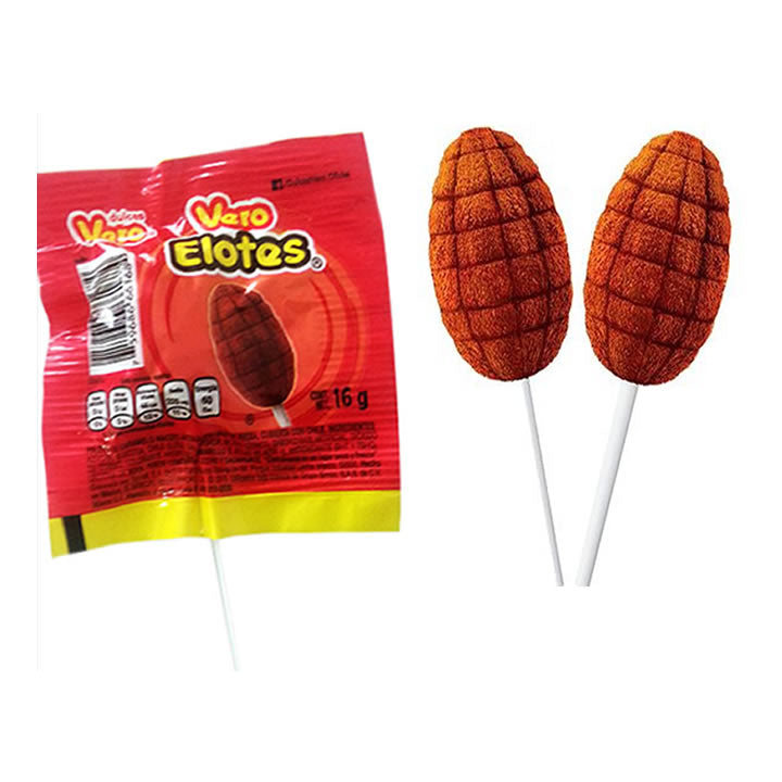 Vero Paleta Elote Con Chile 40 Piezas