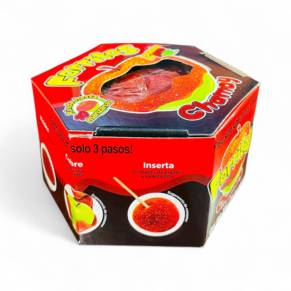 Forritos De Chamoy Pasta Para Cubrir Manzana Rinde Hasta 10 Pz