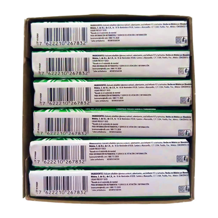 Halls Caramelo Macizo Sabor Hierbabuena 12 Piezas