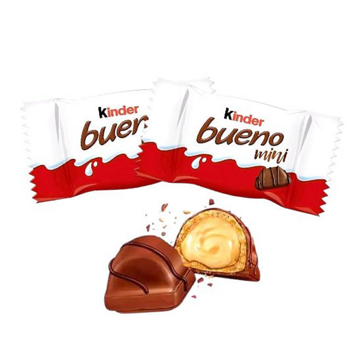 Kinder Bueno Mini Galleta Con Relleno Cremoso 20Piezas 108g