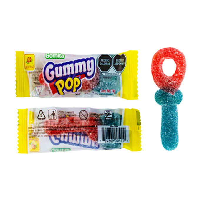 Gomitas Gummy Pop De La Rosa 25 piezas 350G