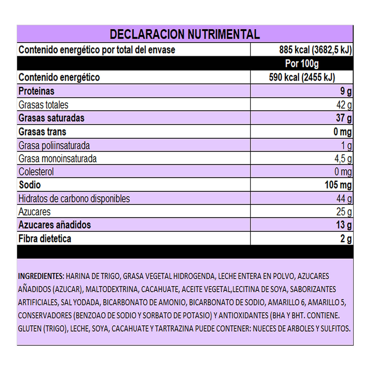 MacMa Galleta Gofrenata Con Relleno Sabor A Nata 150gr