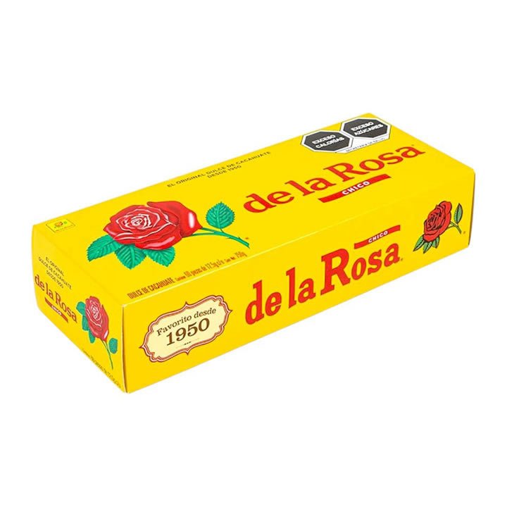 Mazapan De Cacahuate Original De La Rosa Chico 60 Piezas 750g
