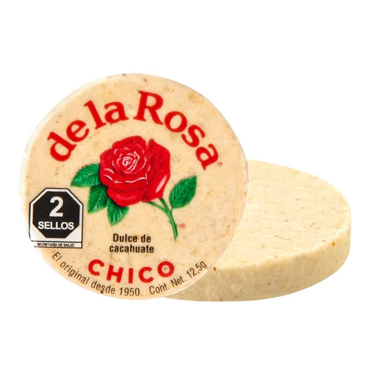 Mazapan De Cacahuate Original De La Rosa Chico 60 Piezas 750g