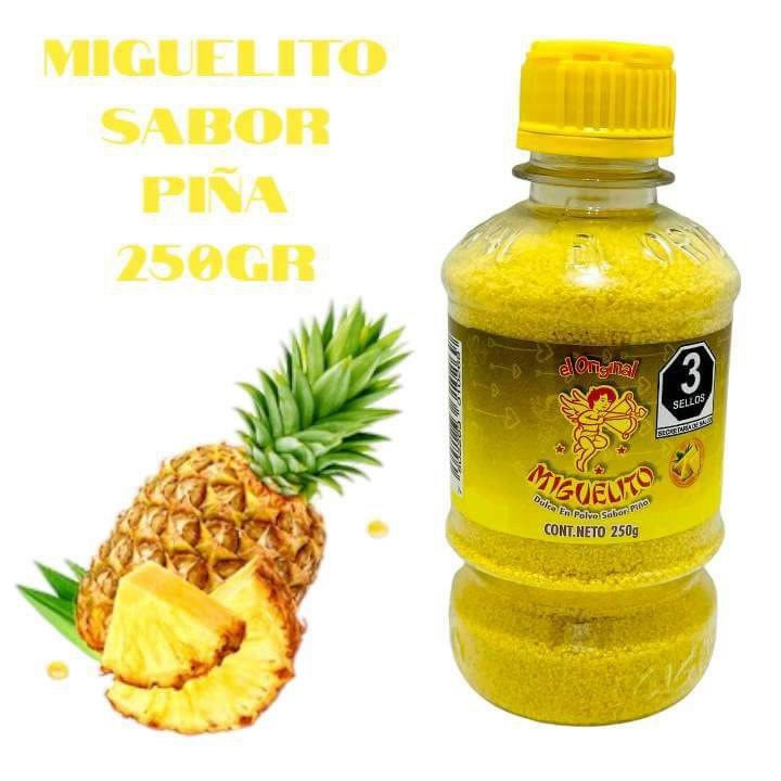 Miguelito Chilito En Polvo Sabor Piña De 250gr