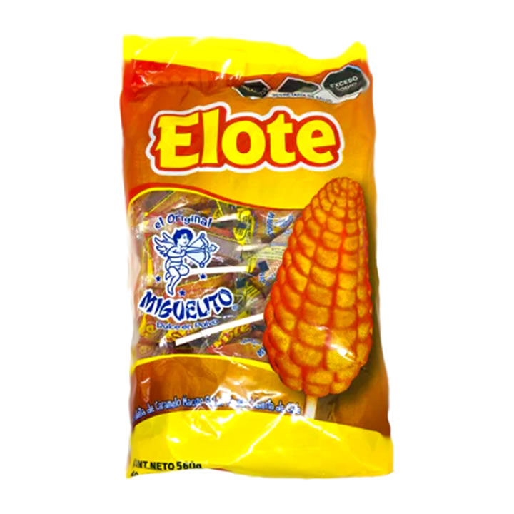 Miguelito Paleta De Elote Cubierta De Chilito 40 Piezas