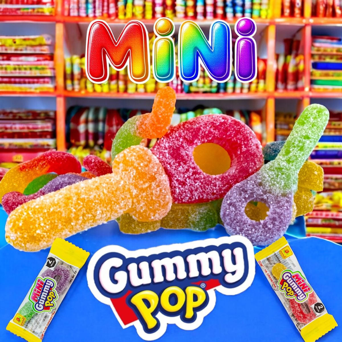 De La Rosa Mini Gummy Pop 50Pz Aprox Gomitas En Forma De Llavesitas