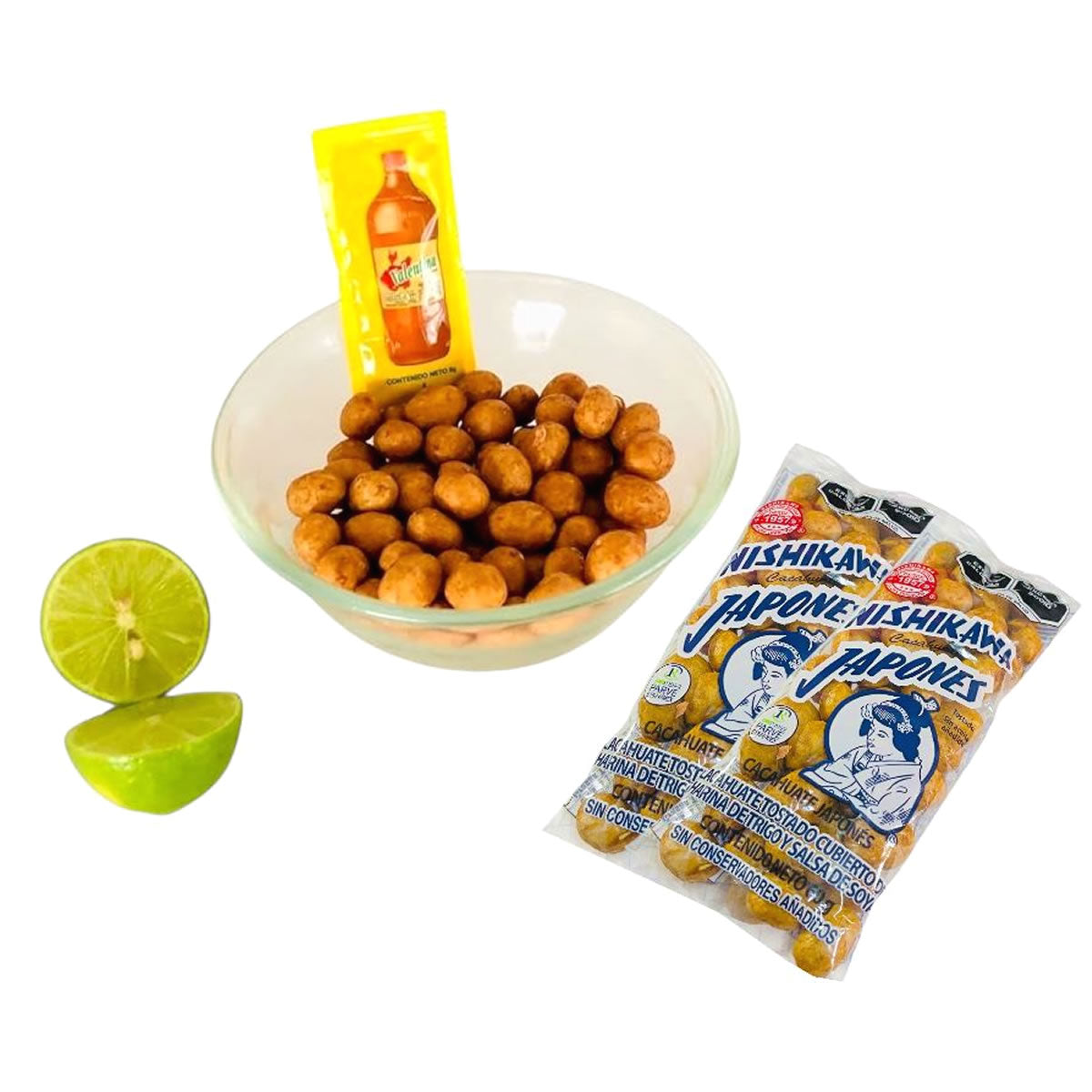 10 Piezas De Cacahuates Japoneses Nishikawa 60gr. C/u
