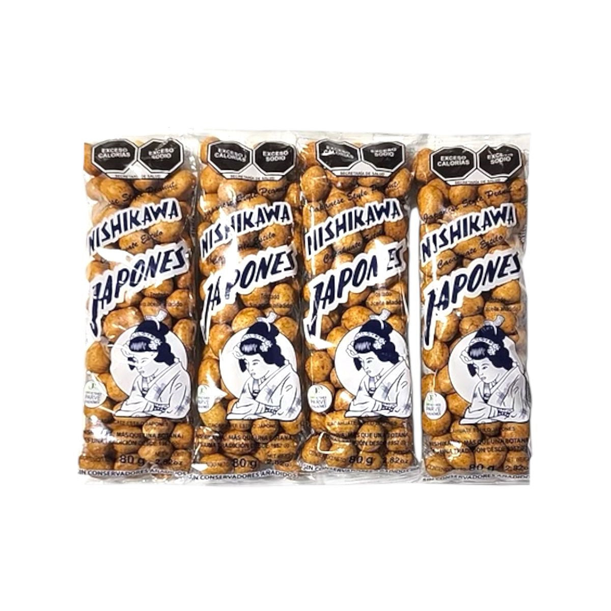 10 Piezas De Cacahuates Japoneses Nishikawa 60gr. C/u