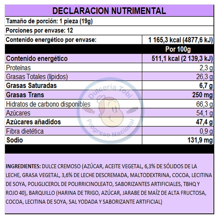 Nucita Triangulo Dulce Cremoso Trisabor Con Barquillo 12 Piezas