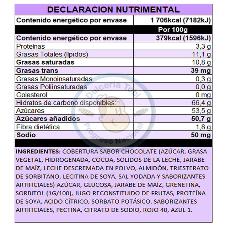 Ricolino Paleta Payaso Sabor Chocolate Y Gomitas 10Pzas