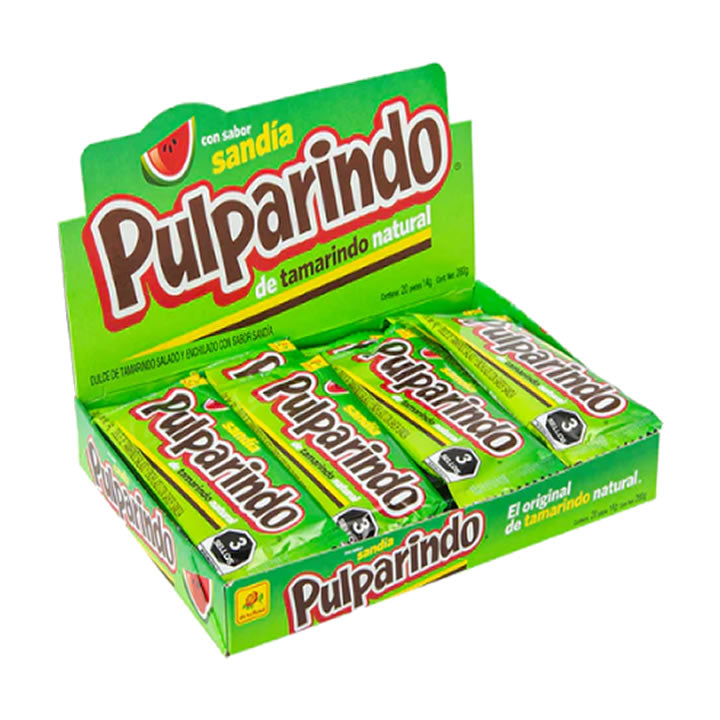 Pulparindo Sabor Sandia De La Rosa 20 Piezas De 14G C/u