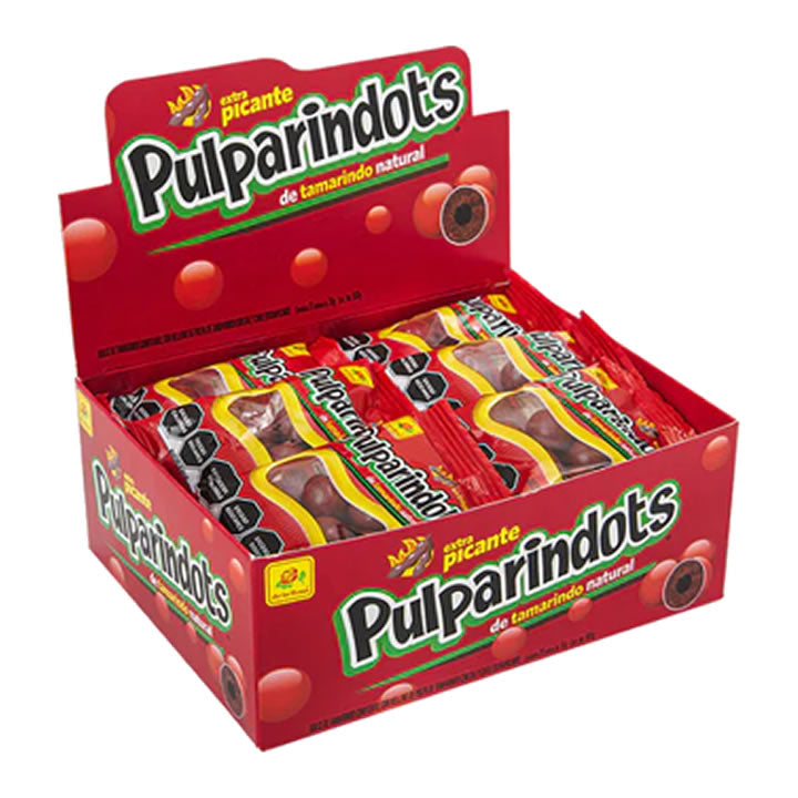 Pulparindots Extra Picante De La Rosa 20 Piezas De 30 G C/u