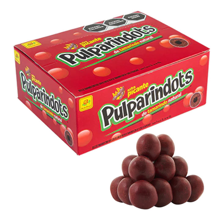 Pulparindots Extra Picante De La Rosa 20 Piezas De 30 G C/u