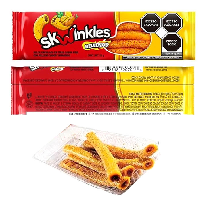 Skwinkles Rellenos De Piña 12 piezas