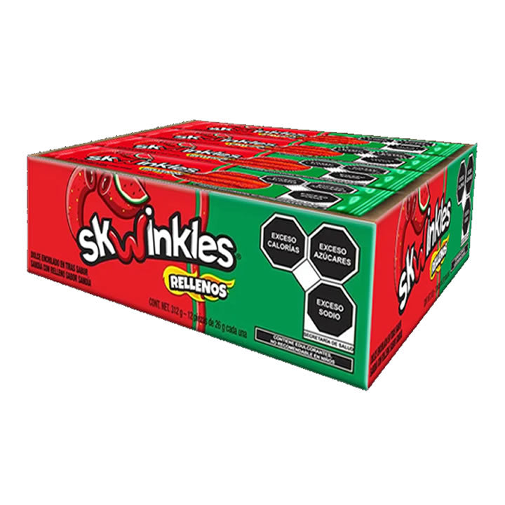 Skwinkles Rellenos De Sandia 12 piezas