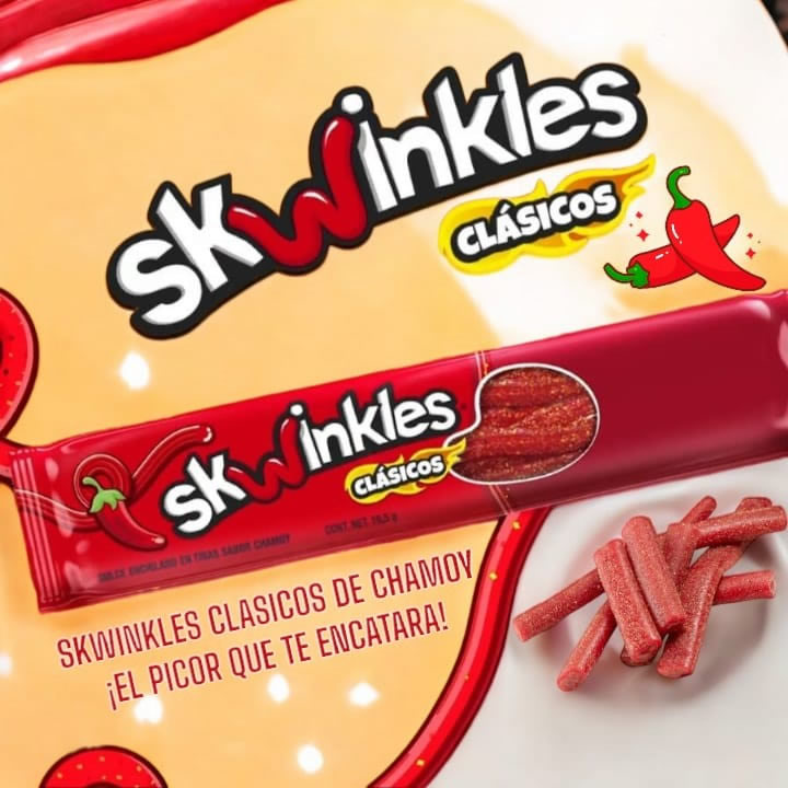 Skwinkles Clásicos De Chamoy 12 piezas