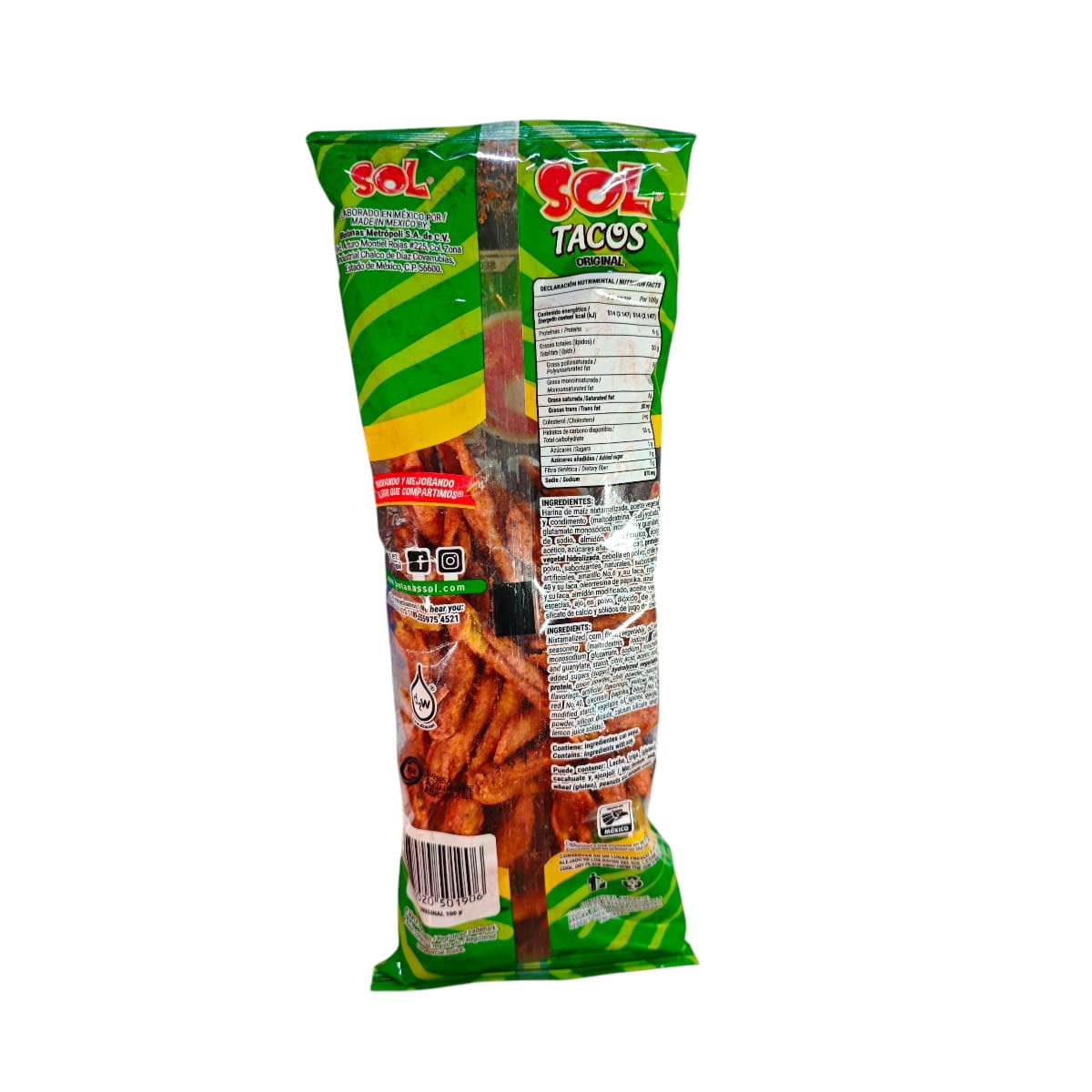 Sol Tacos Original 100gr