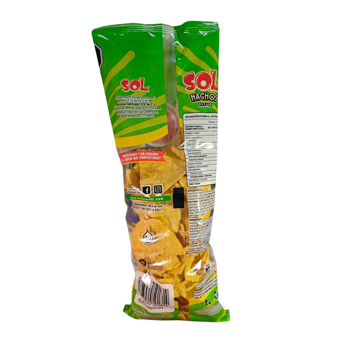 Sol Nachos Esquites Esquite Tradicional 100gr